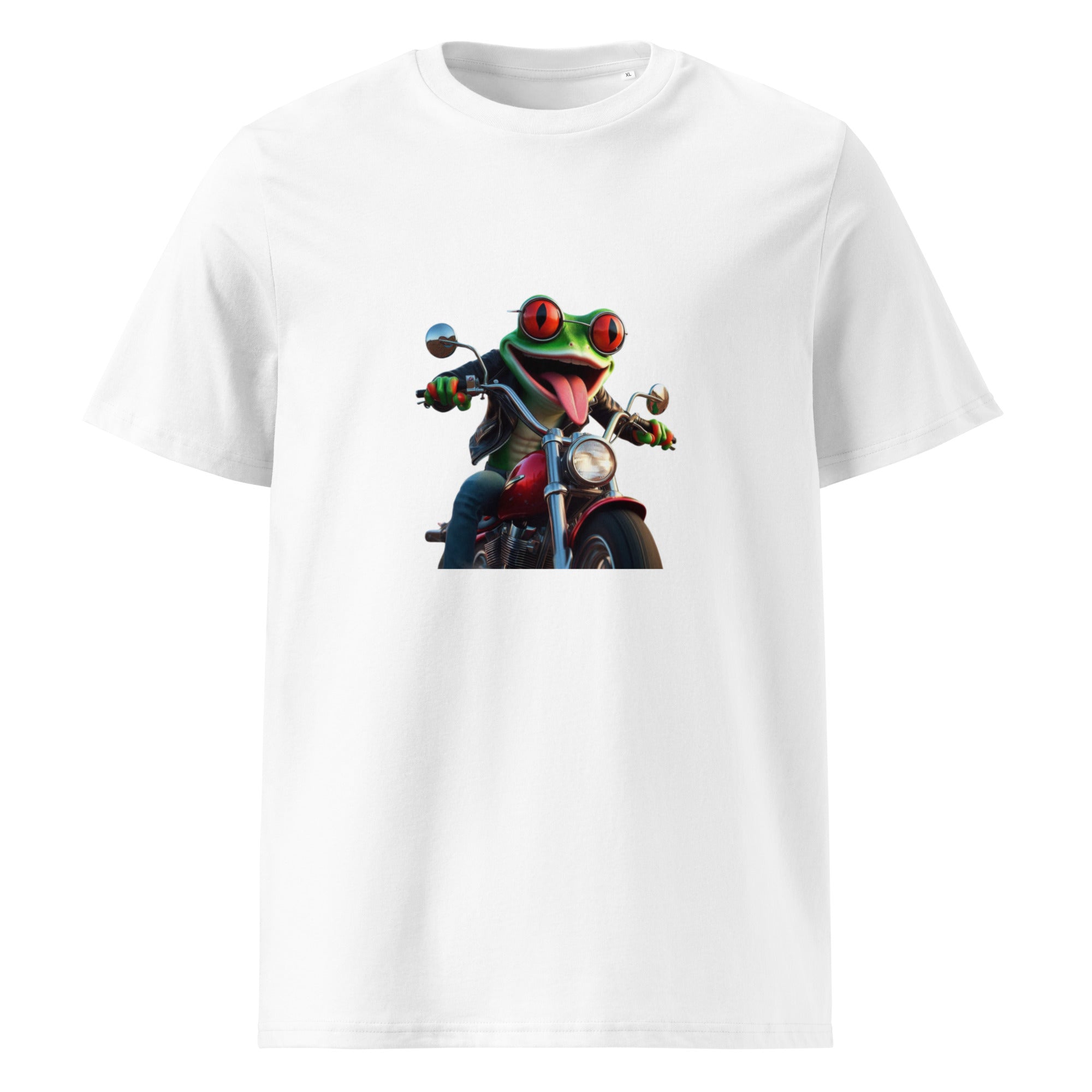 Camiseta de algodón orgánico unisex. MotoFrog - Nemessis Shop