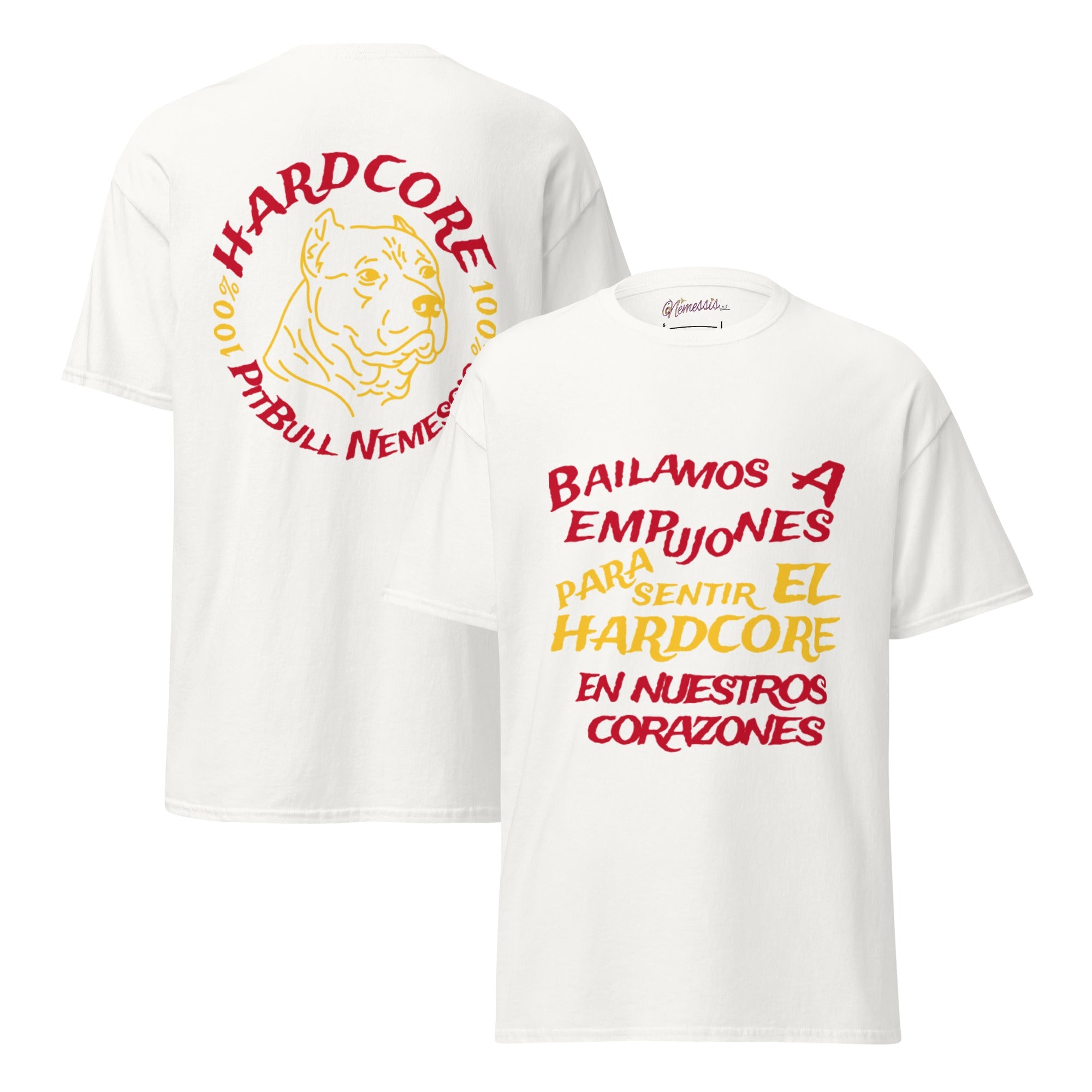 Camiseta estilo Hardcore 100% de manga corta - Nemessis Shop®