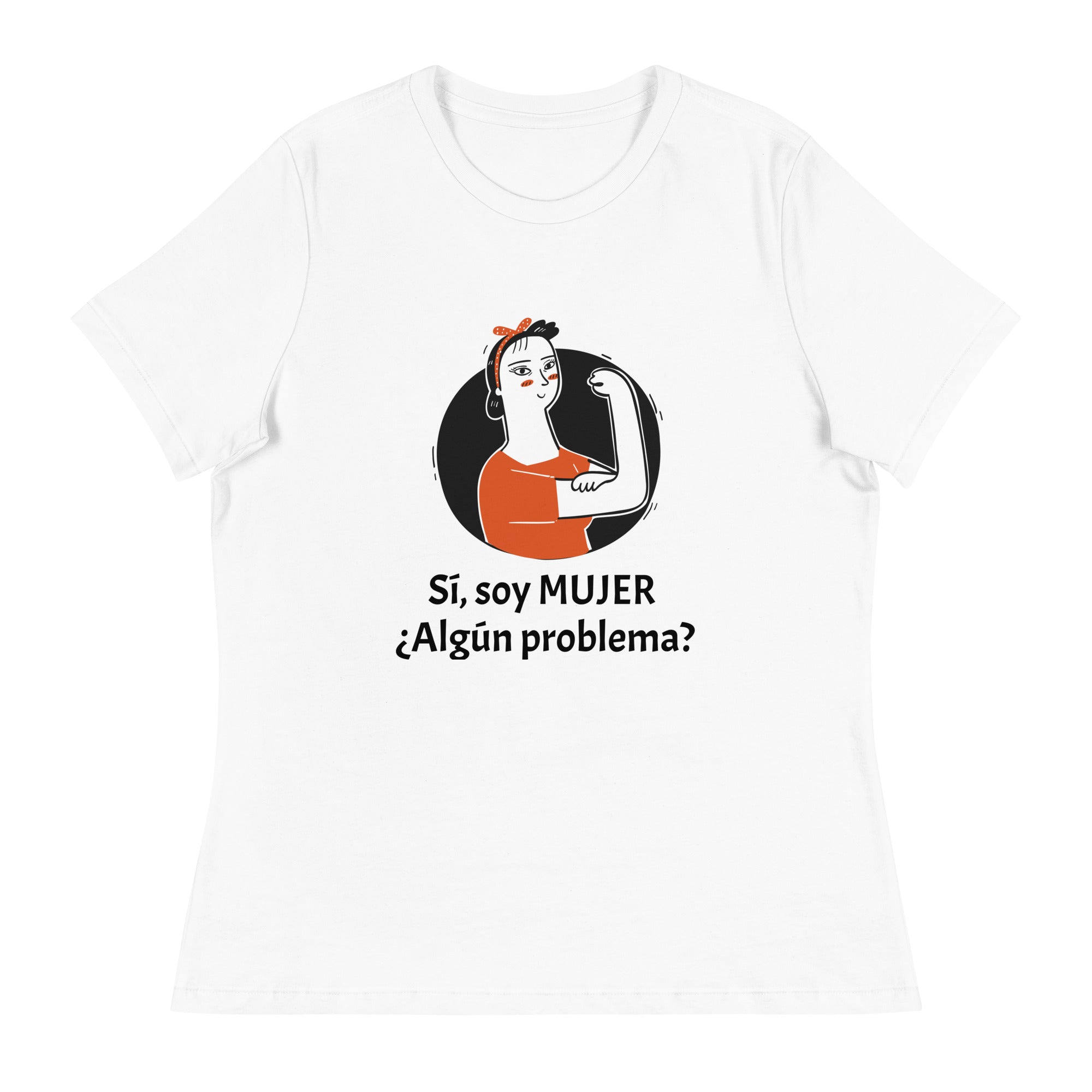 Camiseta suelta mujer. Soy Mujer. - Nemessis Shop