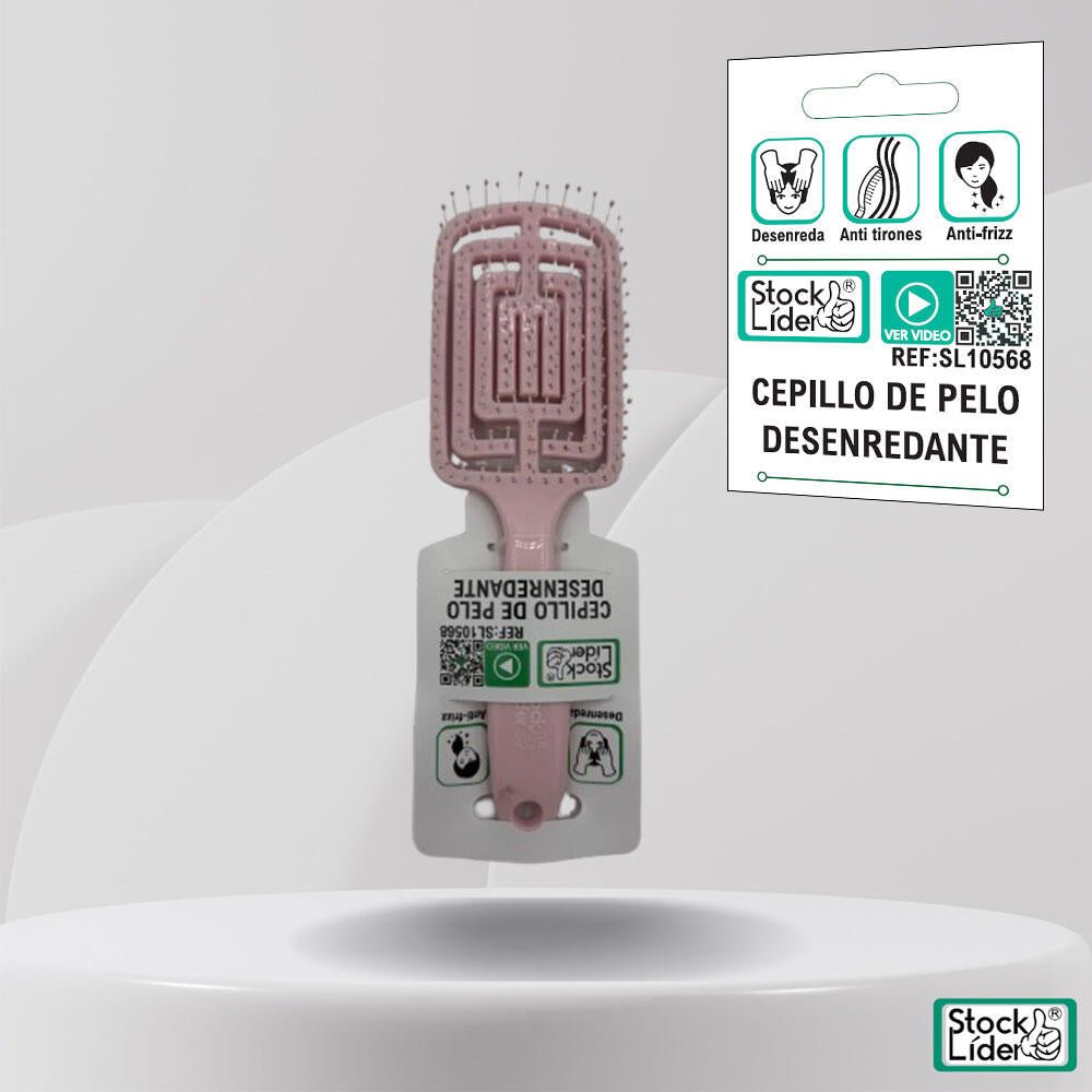Cepillo de pelo desenredante Rosa - Nemessis Shop®