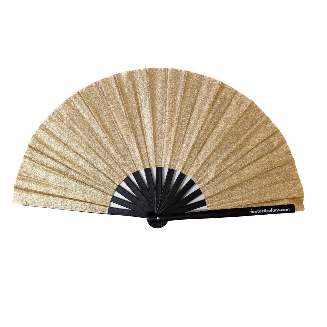 Champagne Mega Glitter XL Fan - Nemessis Shop®