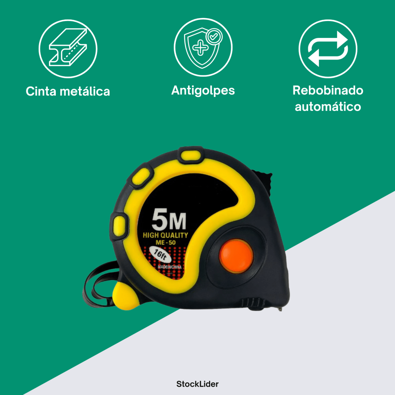 Cinta métrica 5m - Nemessis Shop®