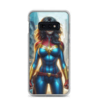 Funda transparente para Samsung®. Diseño IA. Chica Marvel
