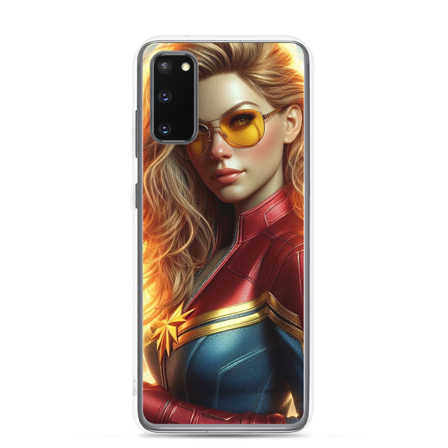 Funda transparent per a Samsung®. Noia Marvel