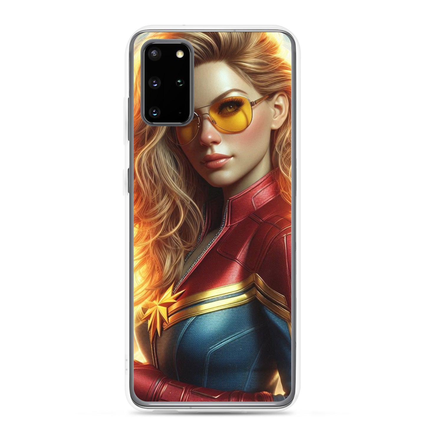 Funda transparent per a Samsung®. Noia Marvel