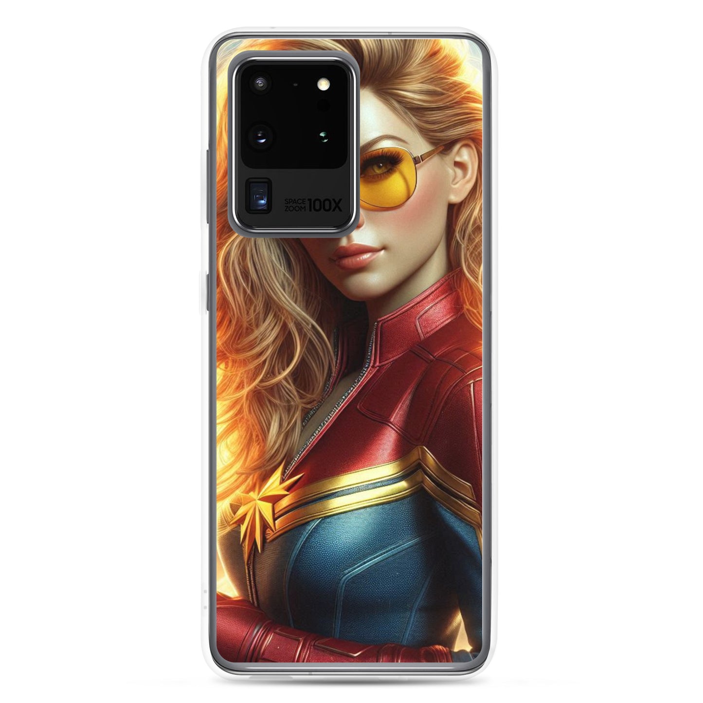 Funda transparent per a Samsung®. Noia Marvel