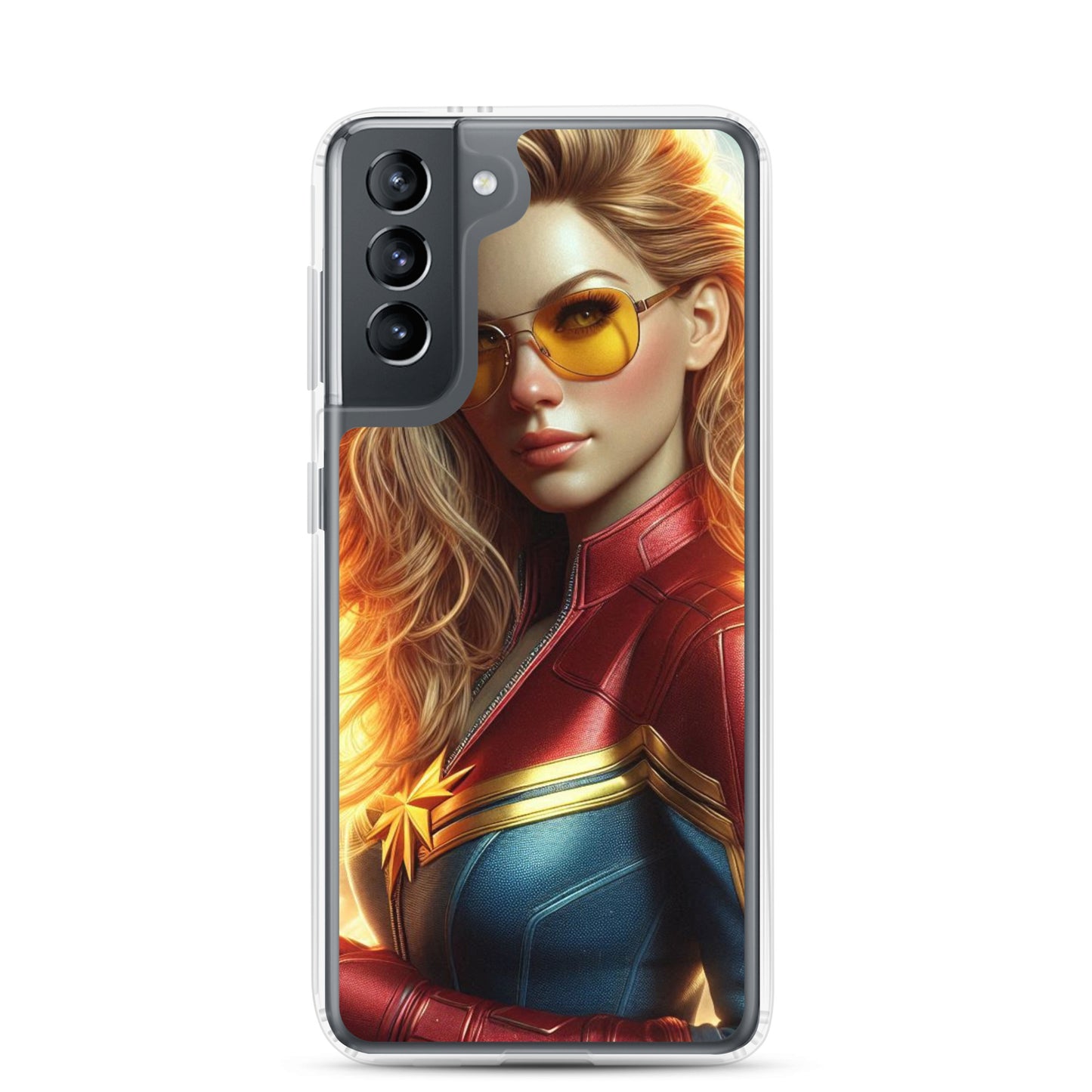 Funda transparent per a Samsung®. Noia Marvel