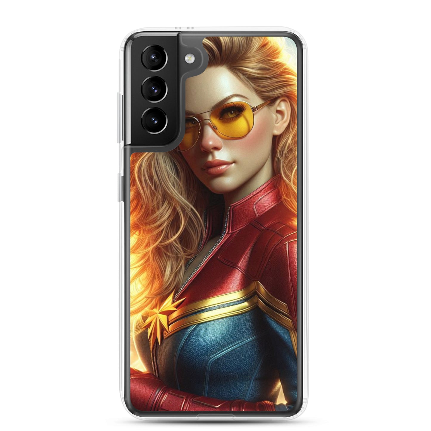 Funda transparent per a Samsung®. Noia Marvel