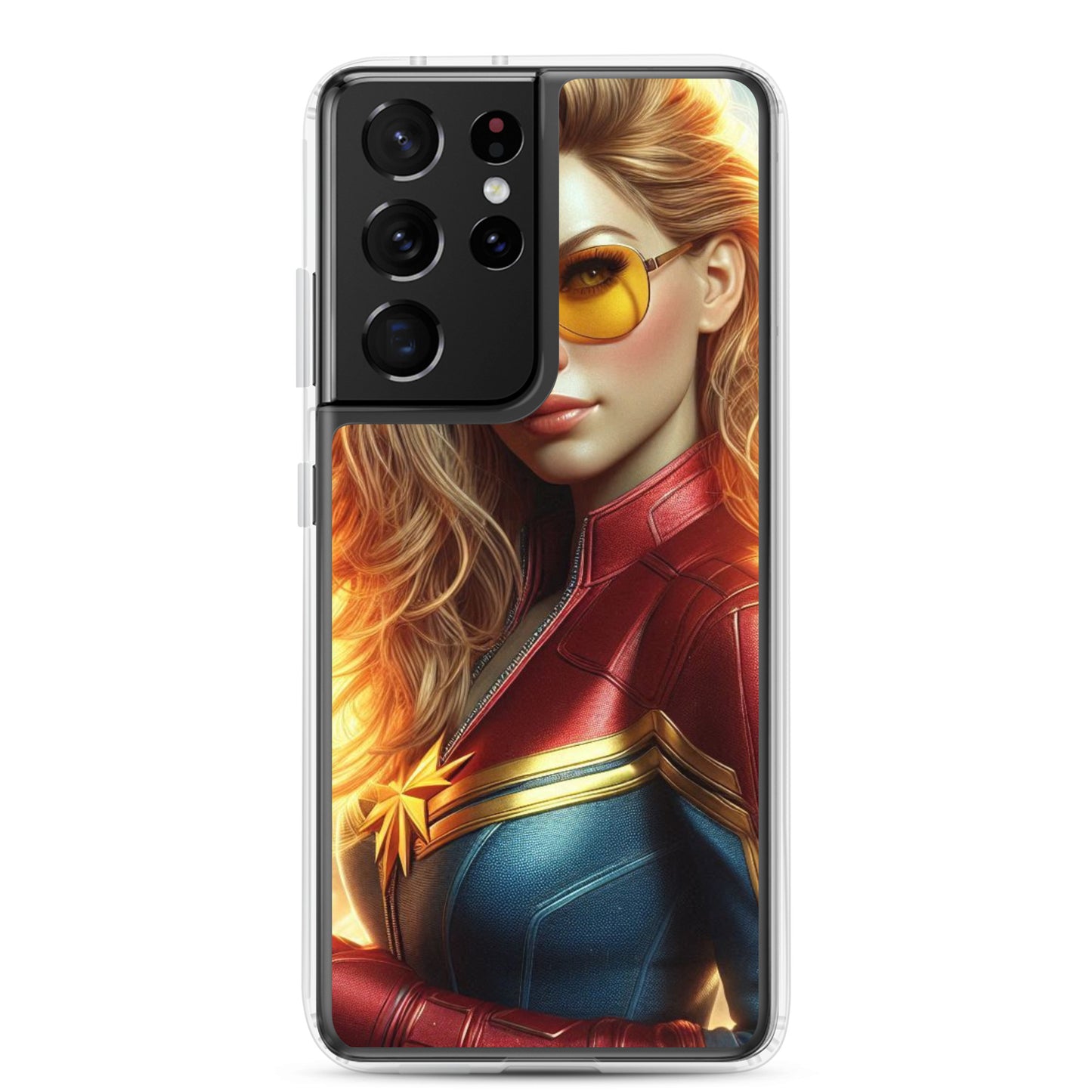 Funda transparent per a Samsung®. Noia Marvel