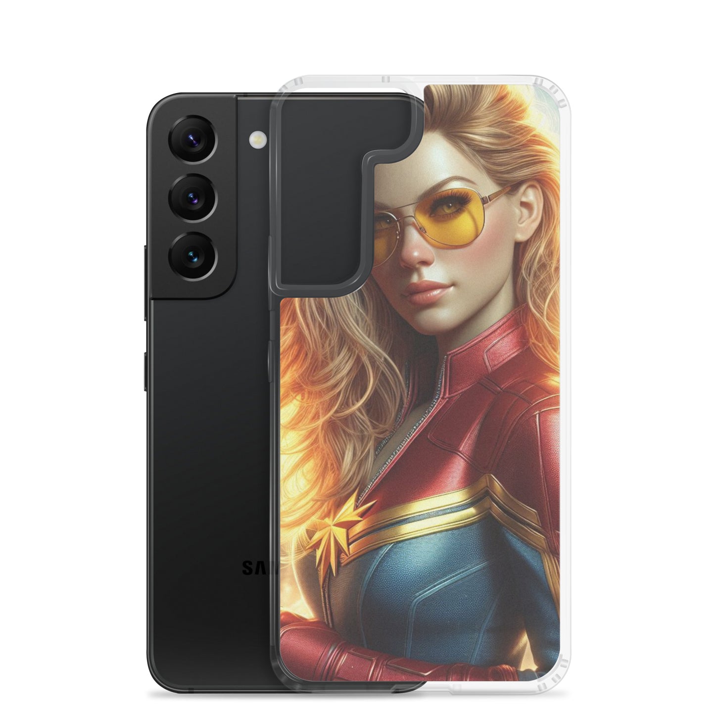 Funda transparent per a Samsung®. Noia Marvel