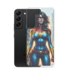 Funda transparente para Samsung®. Diseño IA. Chica Marvel
