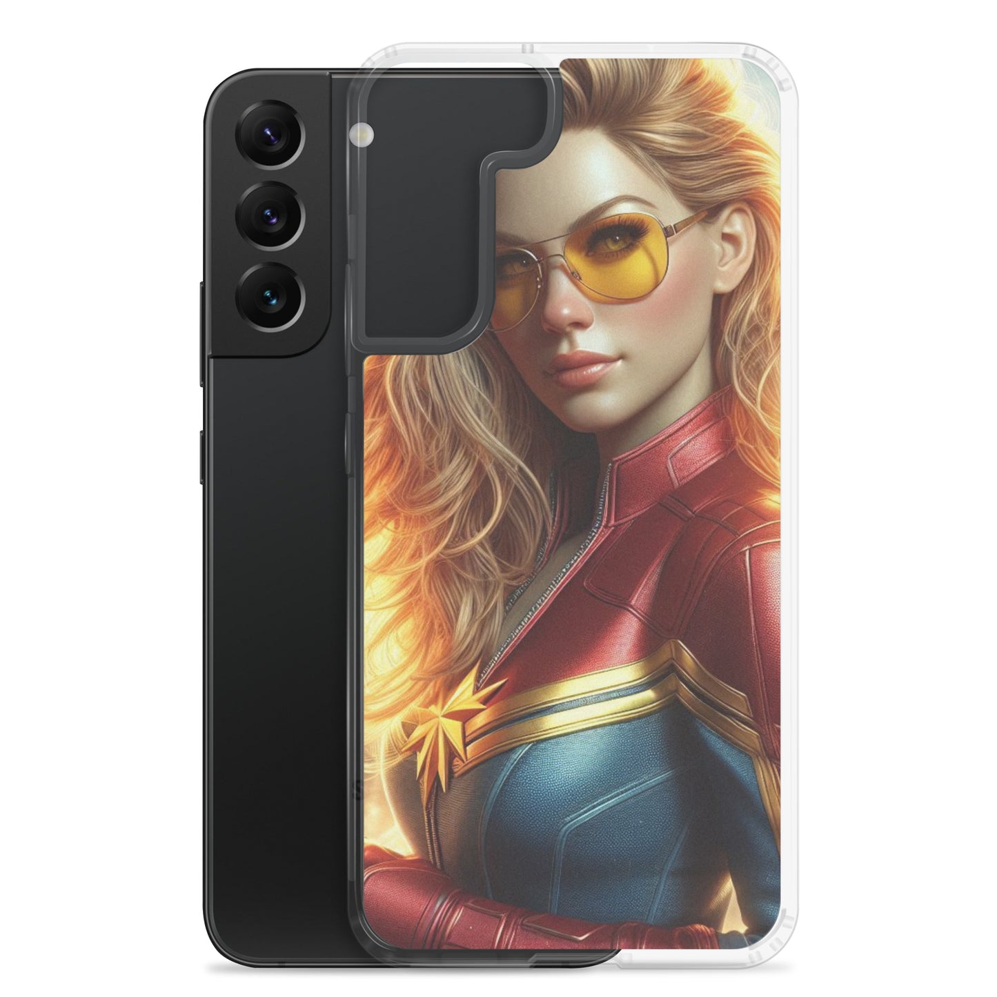 Funda transparent per a Samsung®. Noia Marvel