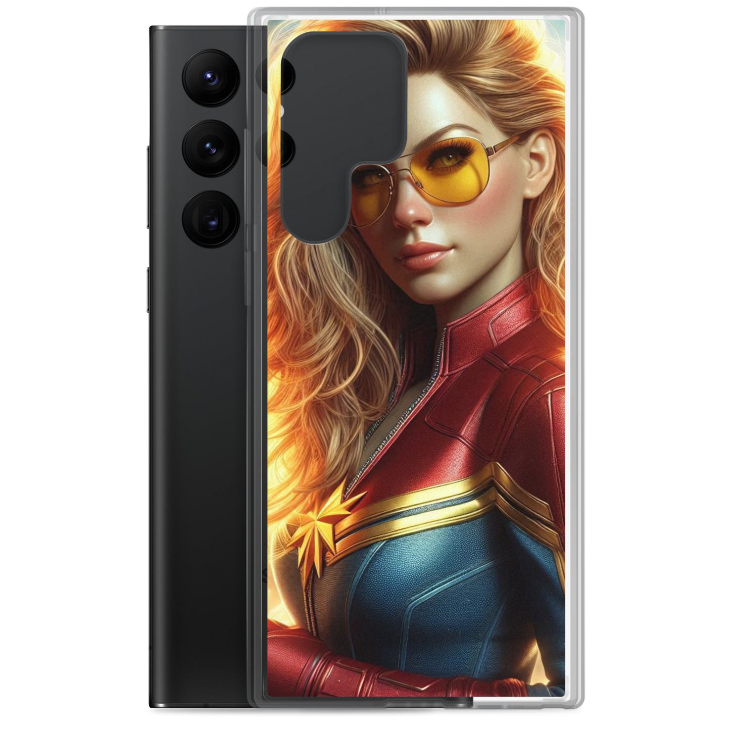 Funda transparent per a Samsung®. Noia Marvel