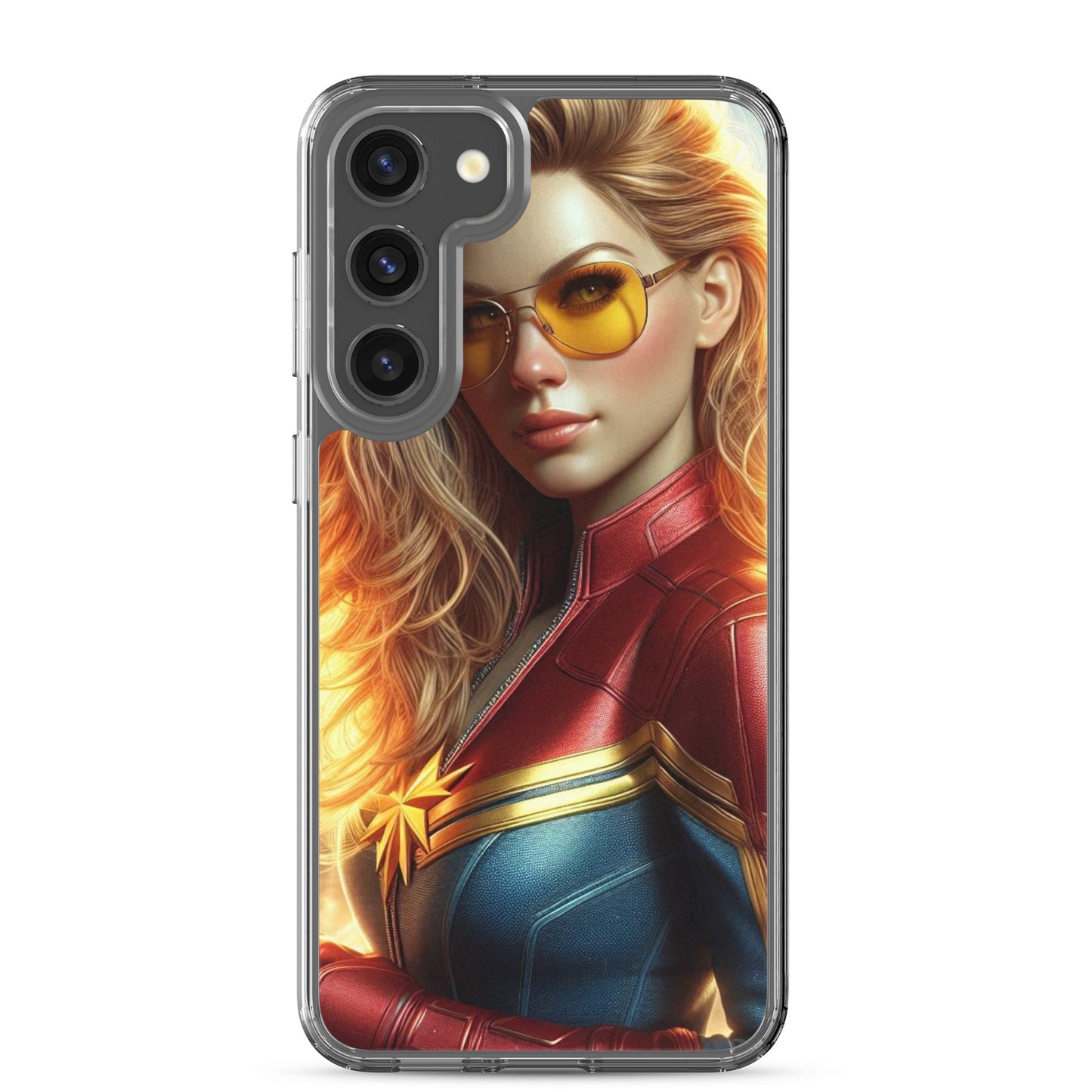 Funda transparent per a Samsung®. Noia Marvel