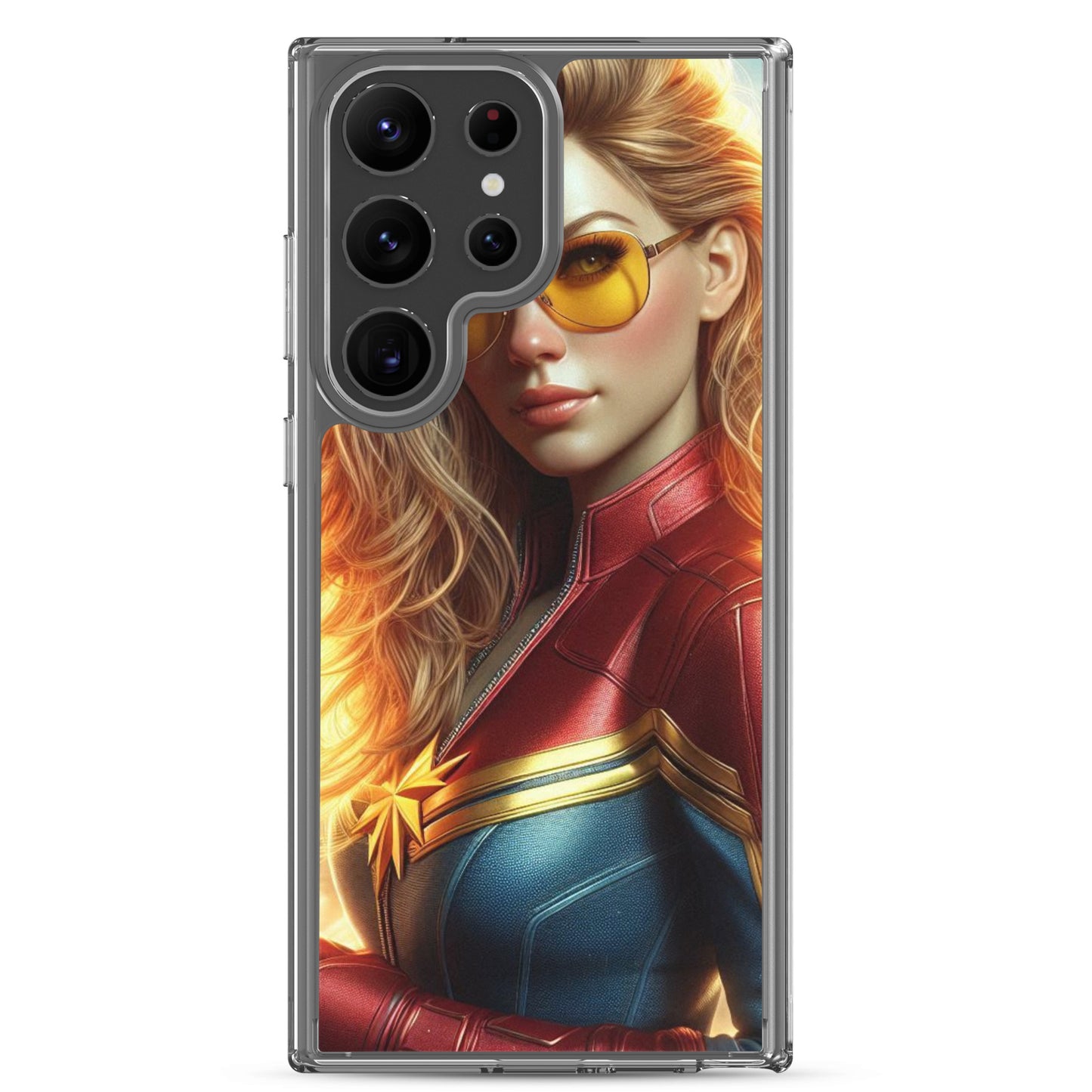 Funda transparent per a Samsung®. Noia Marvel