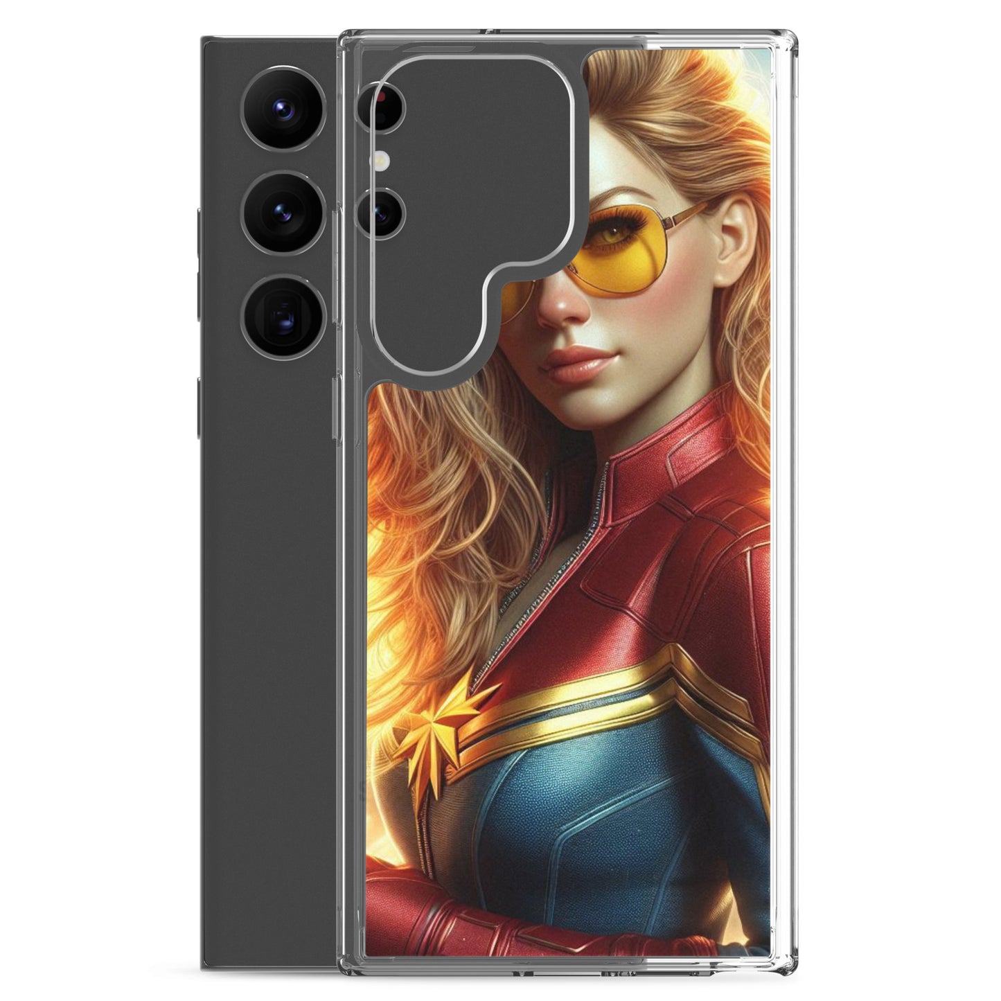 Funda transparent per a Samsung®. Noia Marvel