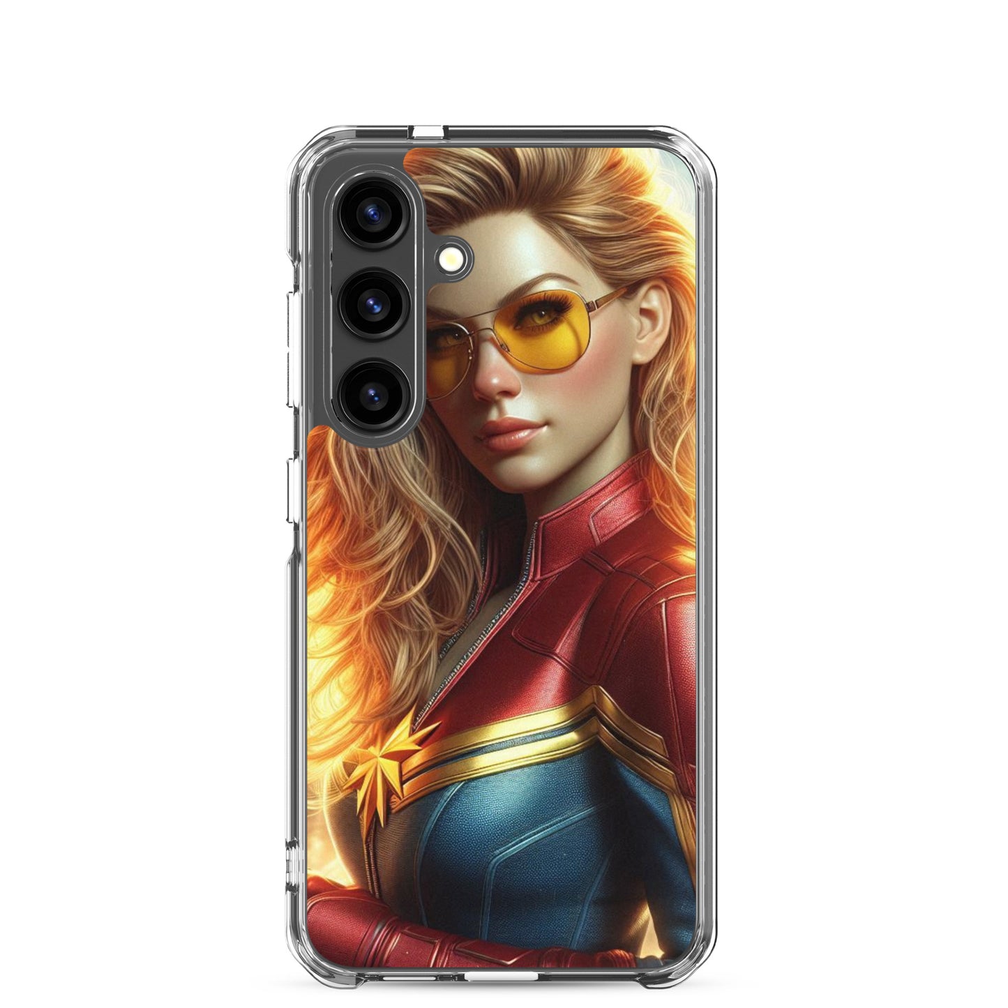 Funda transparent per a Samsung®. Noia Marvel