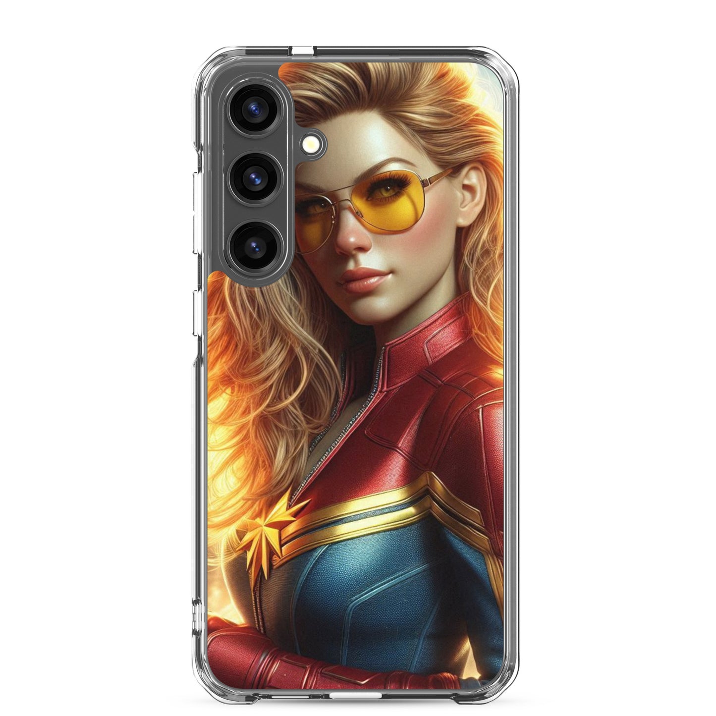 Funda transparent per a Samsung®. Noia Marvel