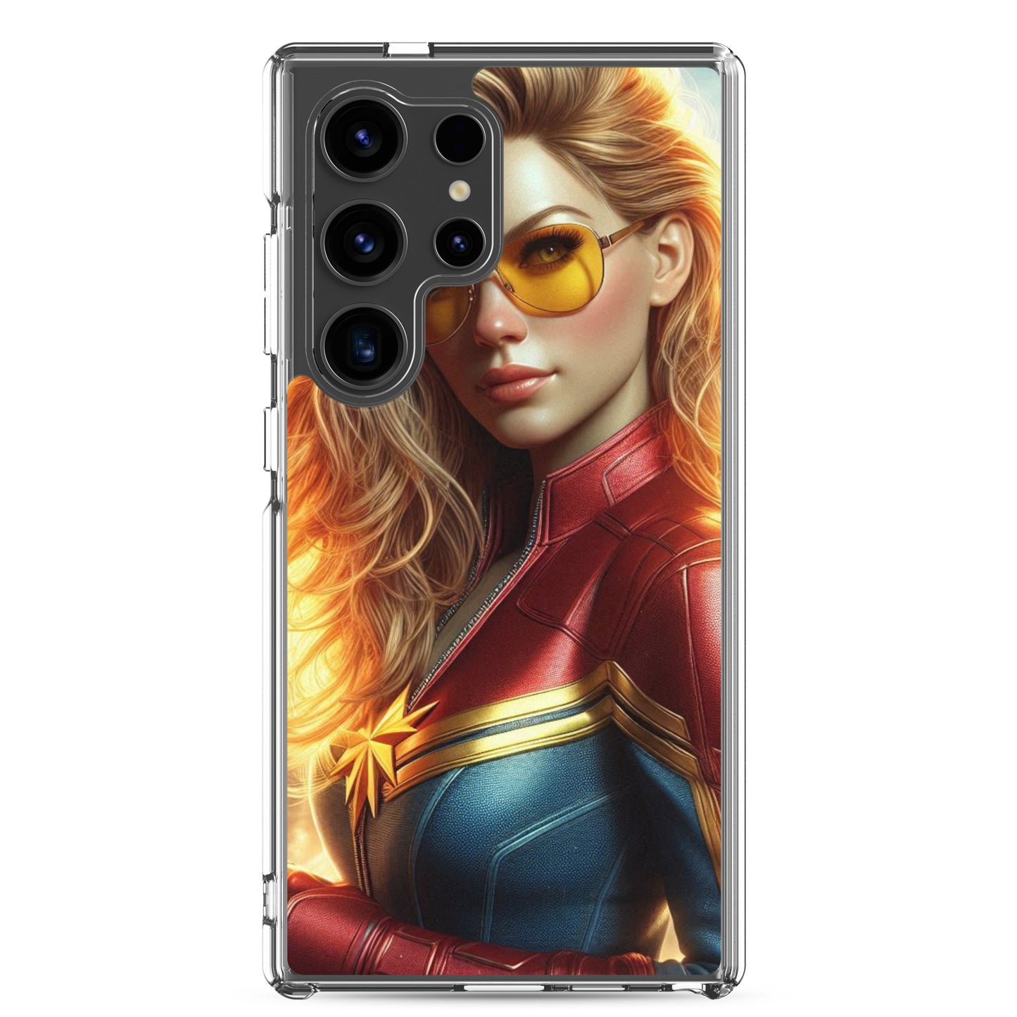 Funda transparent per a Samsung®. Noia Marvel