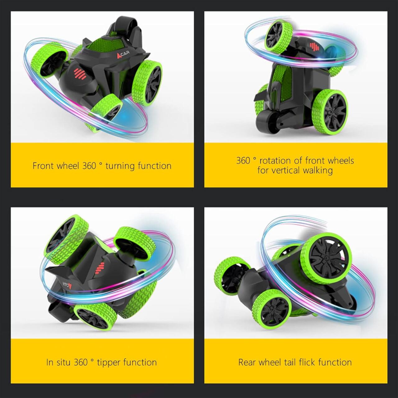 Coche teledirigido acrobático - Giros y Volteos - Nemessis Shop®