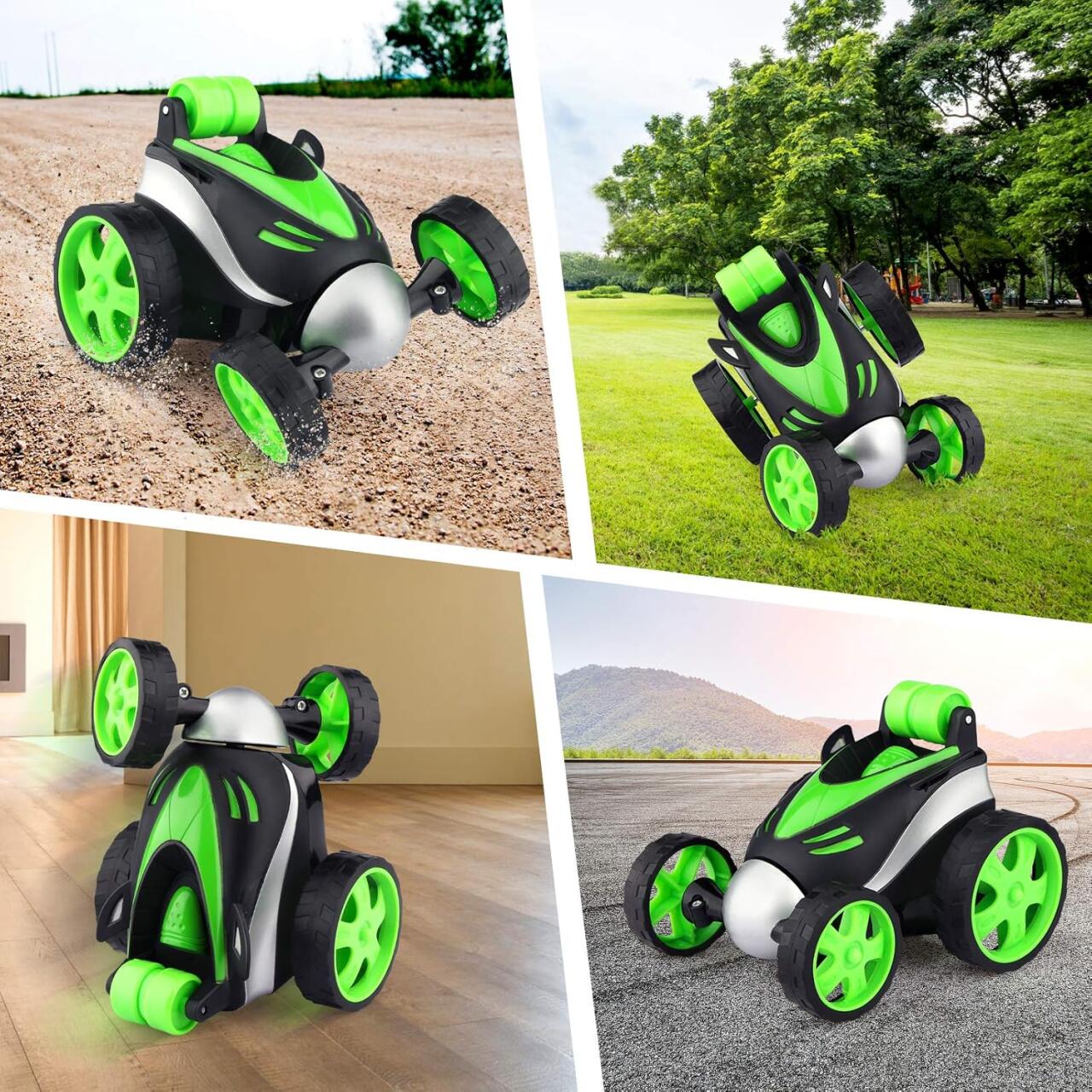 Coche Teledirigido Acrobático Stunt RC para Niños | Rotación 360° y Alta Velocidad - Nemessis Shop®