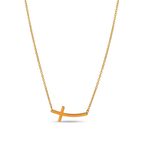 Collar La Croix Incurvée Pure Minimalist