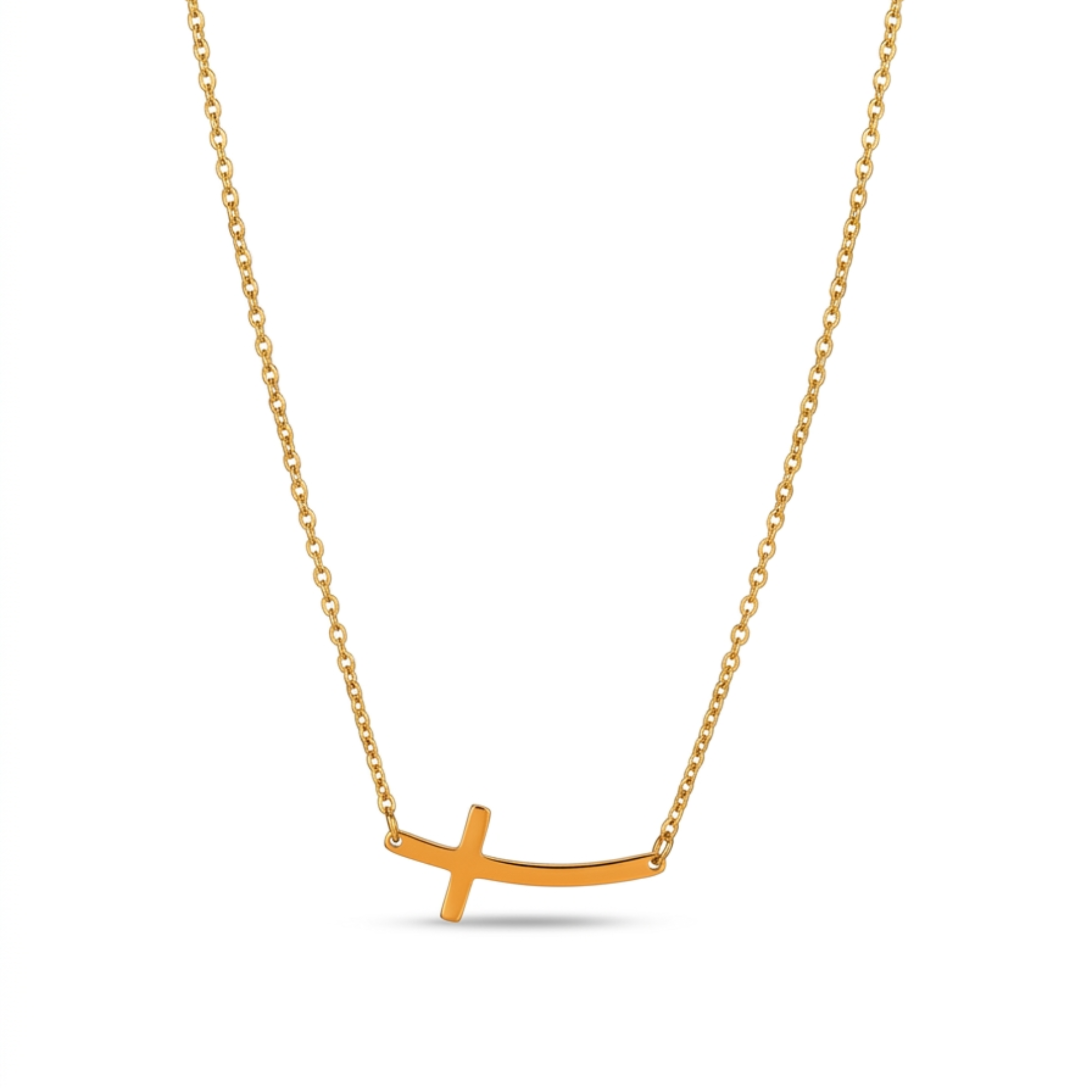 Collar La Croix Incurvée Pure Minimalist