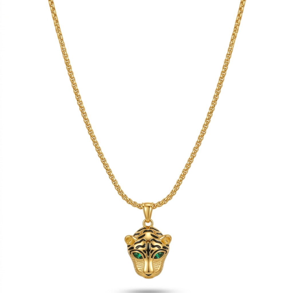 Collar Le Panthère Sauvage Emerald Eyes