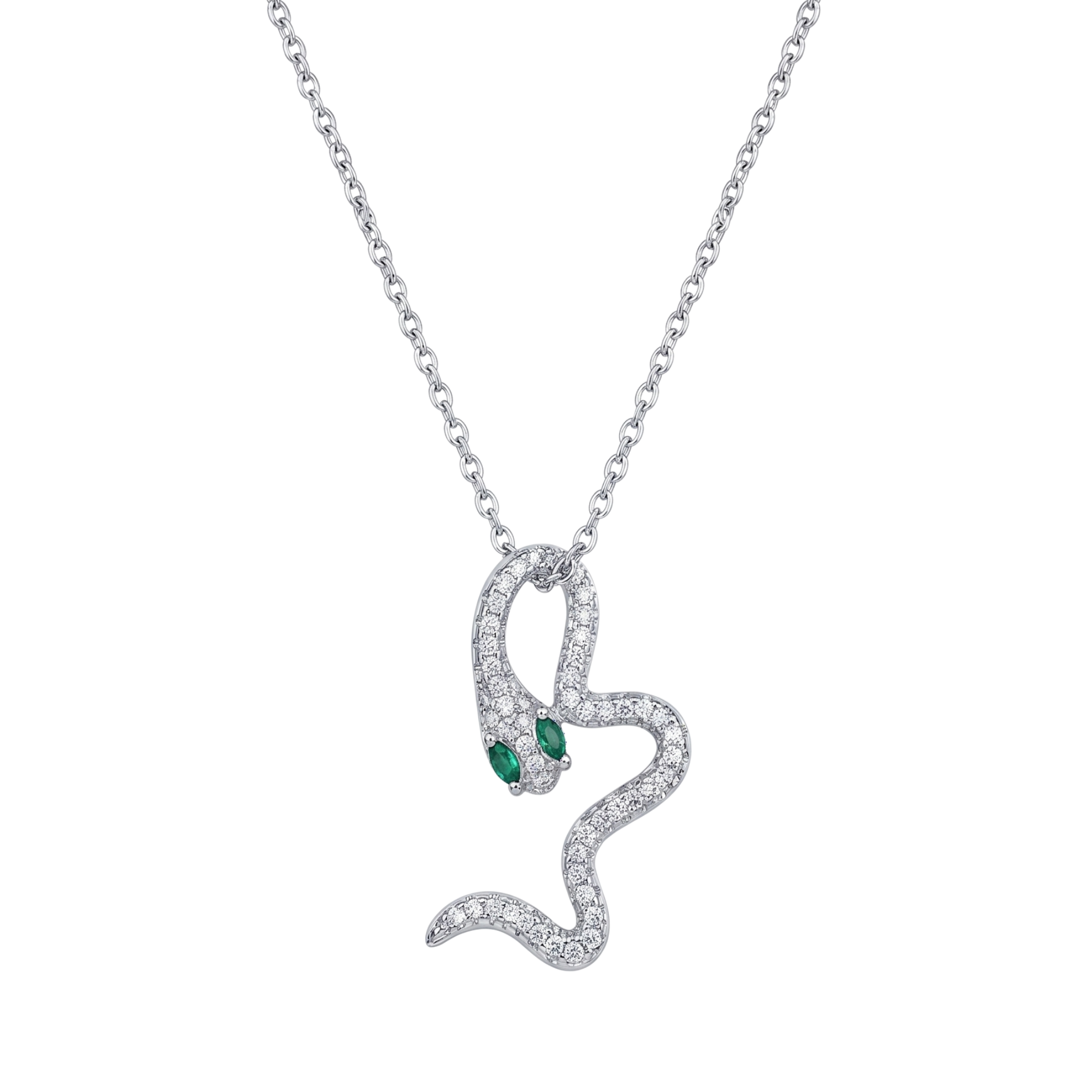 Collar Serpent Émeraude
