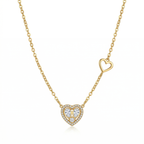 Collar L'Amour Doré - Destellos de Cristal y Oro
