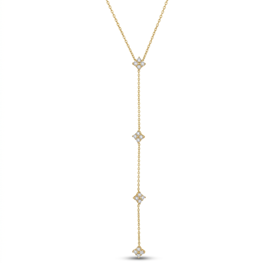 Collar Symphonie Florale Lariat Drop