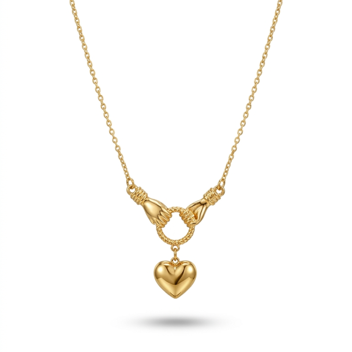 Collar Mon Amour Puffed Heart