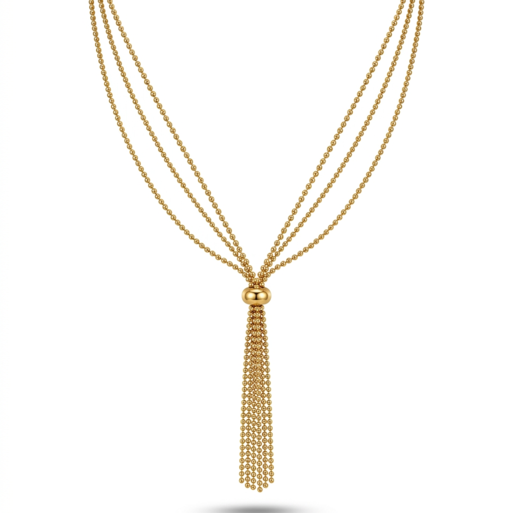 Collar Essence Perlée Minimal Lariat