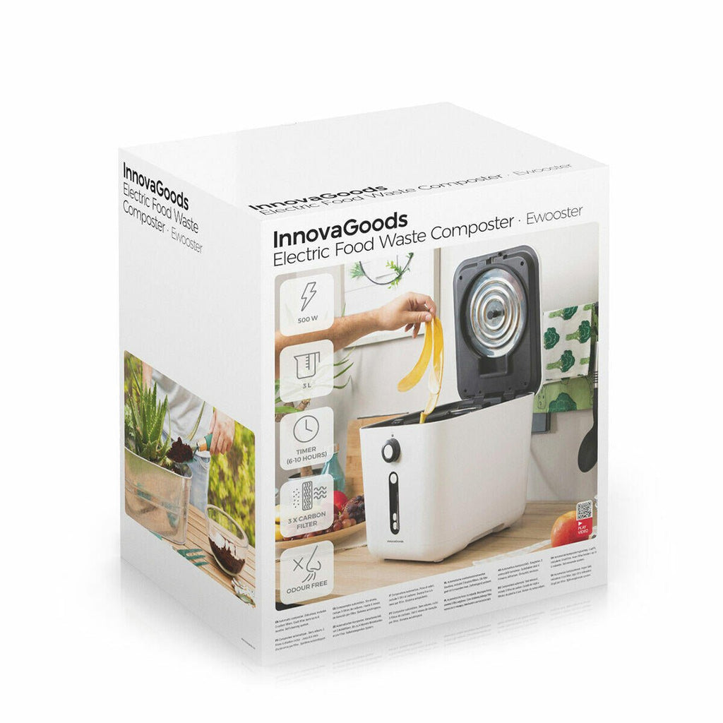 Compostador Eléctrico de Cocina Ewooster InnovaGoods - Nemessis Shop®