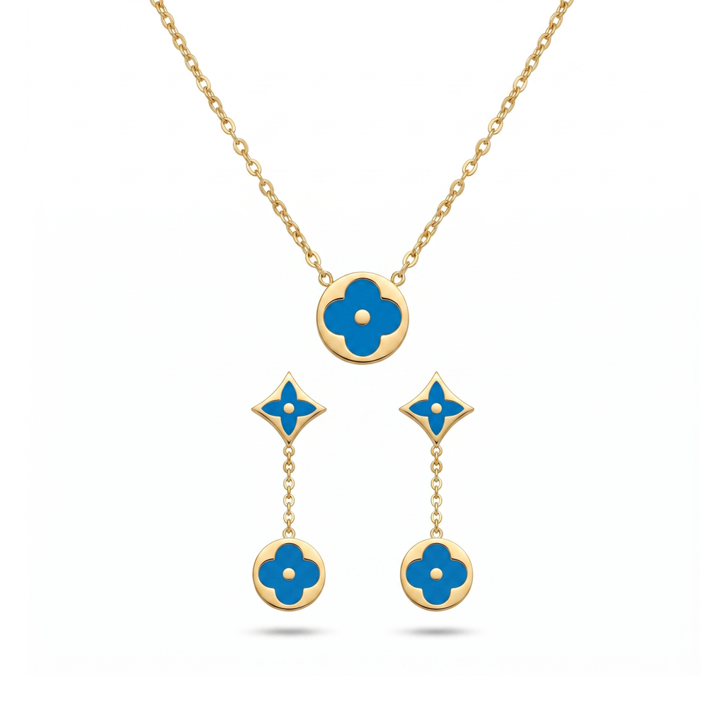 Collar y Pendientes Azur Éternel