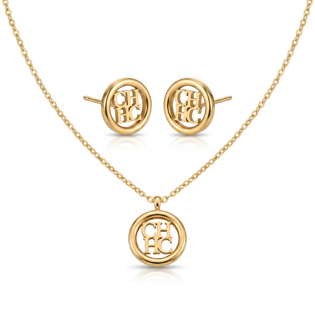 Collar y Pendientes Monogramme Éternel