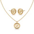 Collar y Pendientes Monogramme Éternel
