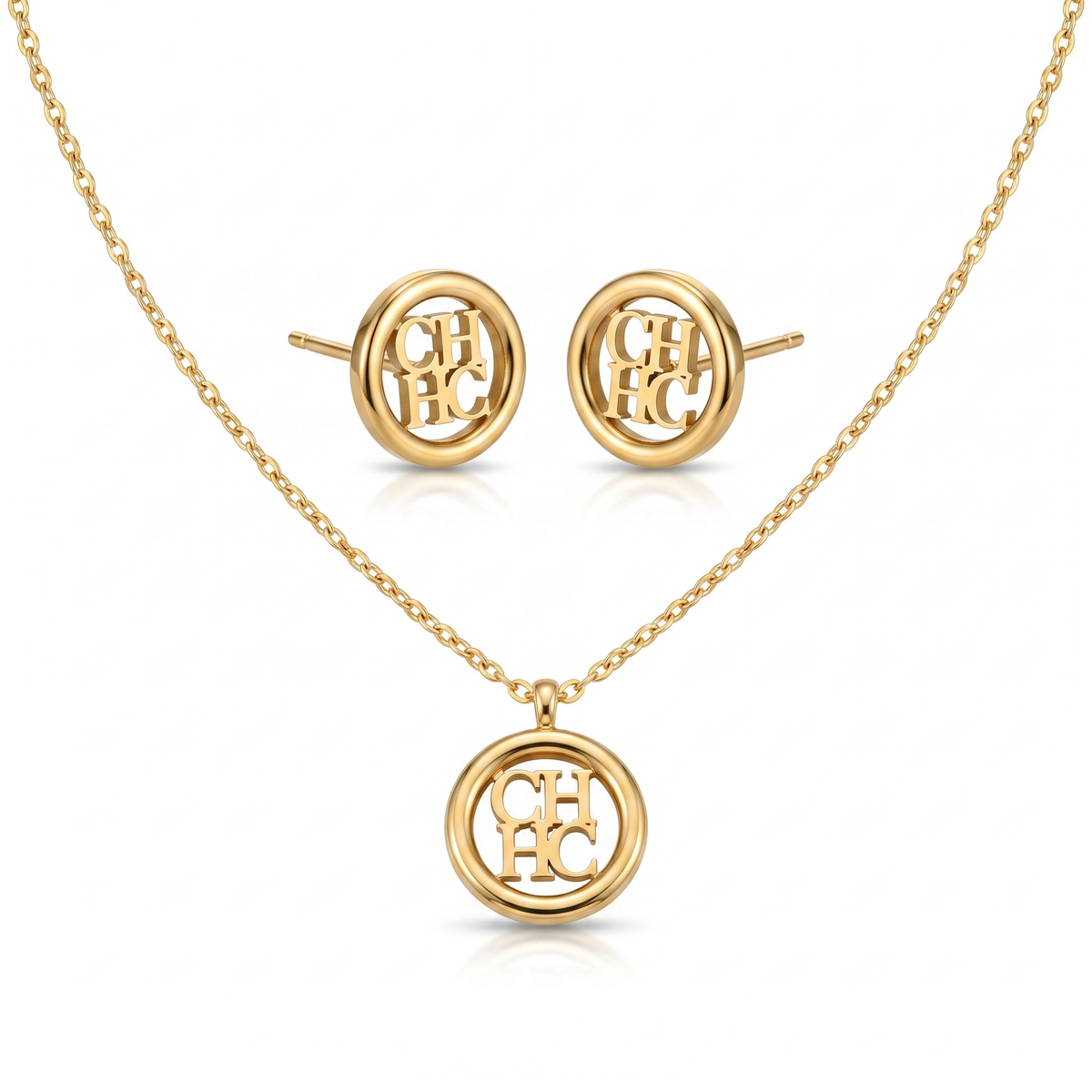 Collar y Pendientes Monogramme Éternel