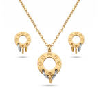 Collar y Pendientes Cercle Trinity Vis