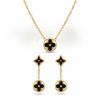Set de Collar y Pendientes Fleur de Nuit