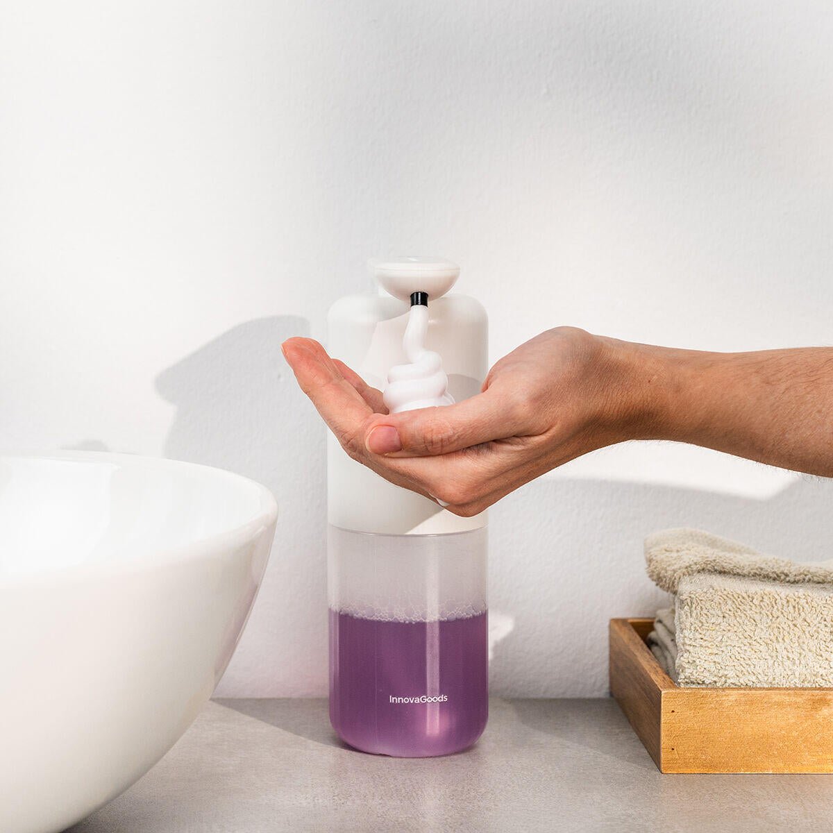 Dispensador de Jabón de Espuma Automático Recargable Bitefom - Nemessis Shop®