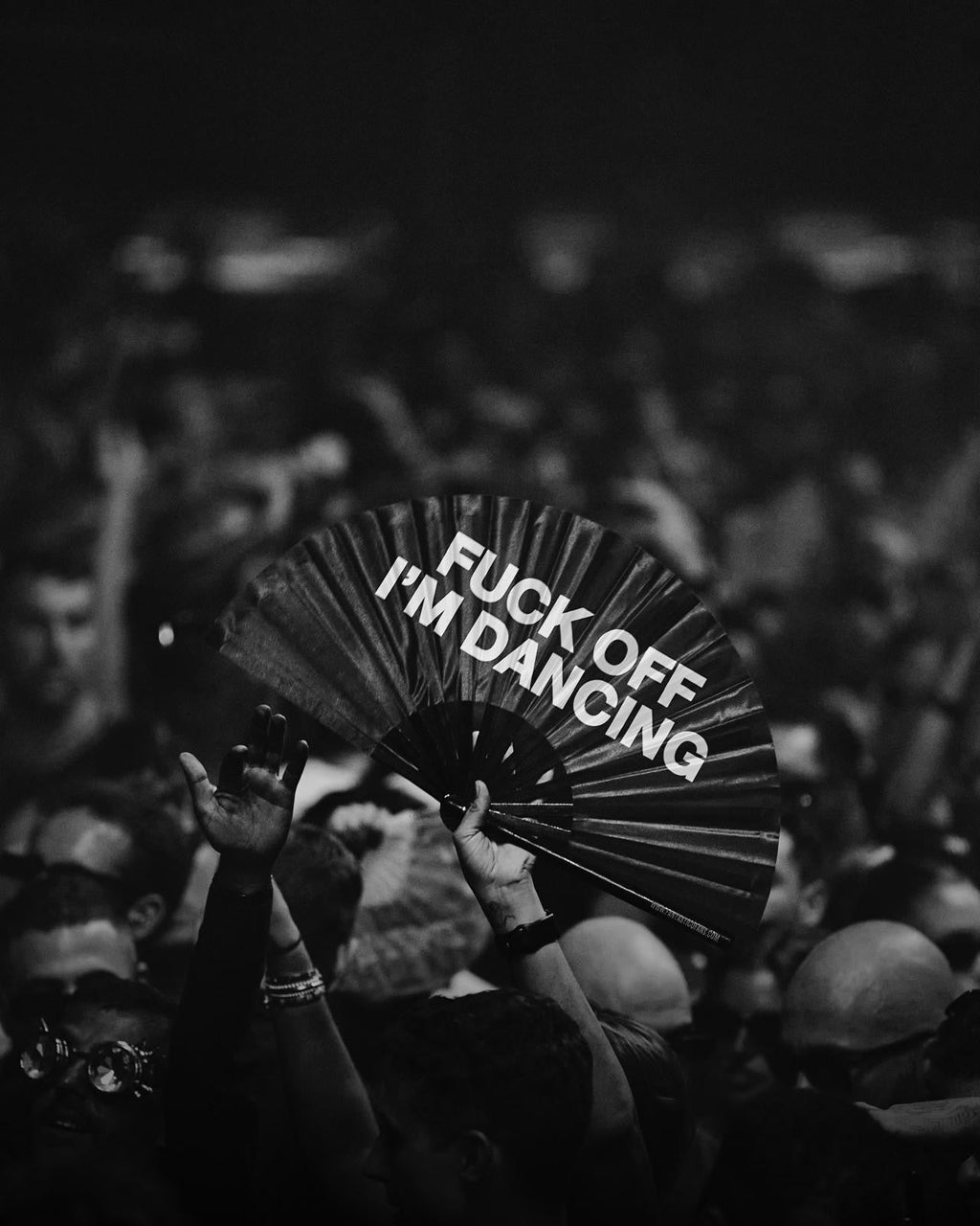 Fuck off Im Dancing XL Fan - Nemessis Shop®