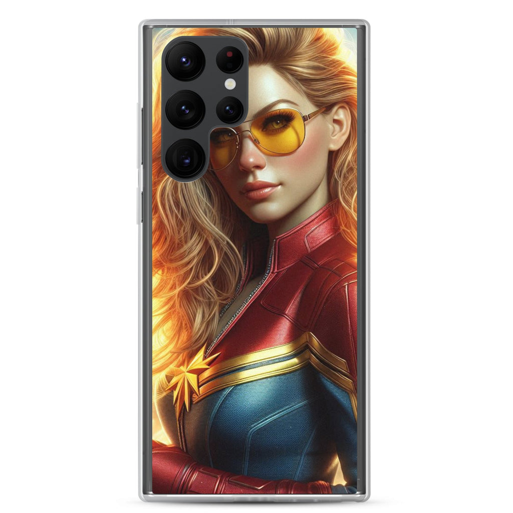 Funda transparente para Samsung®. Chica Marvel - Nemessis Shop