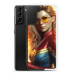 Funda transparente para Samsung®. Chica Marvel - Nemessis Shop