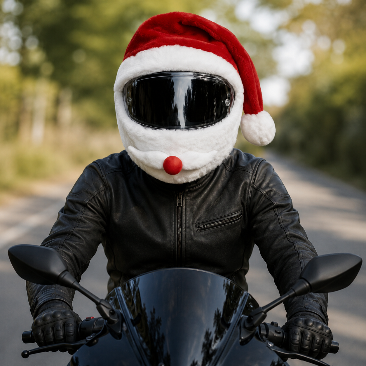 Funda Casco Papá Noel