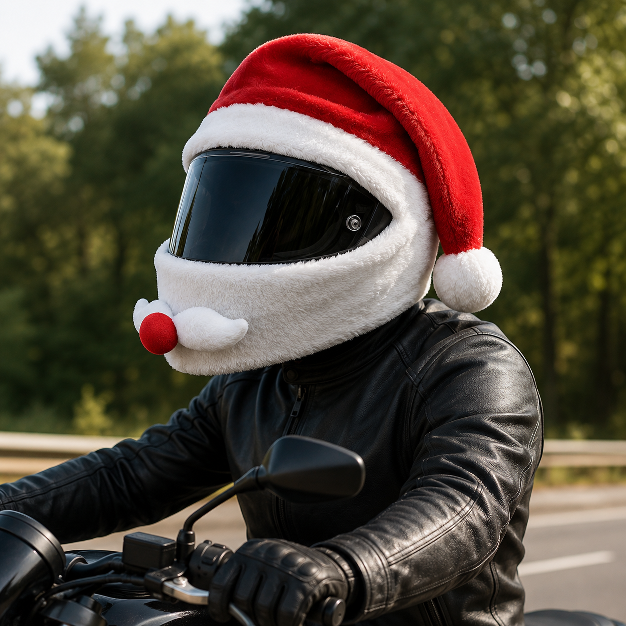 Funda Casco Papá Noel