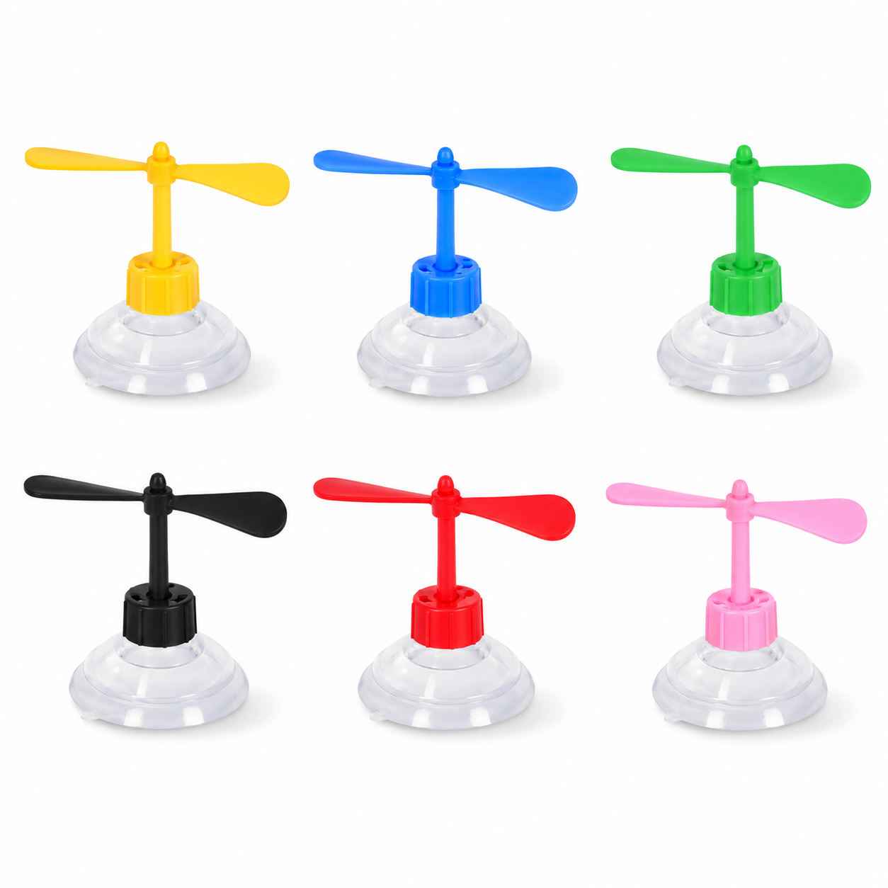 Hélices de colores para casco