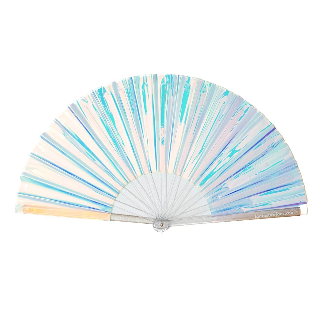 Holographic Crystal Mermaid XL Fan - Nemessis Shop®