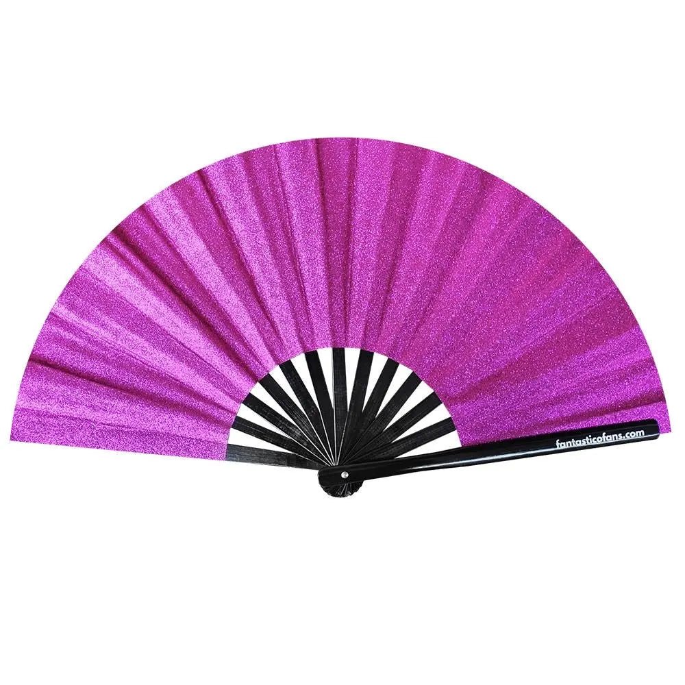 Hot Pink Mega Glitter XL Fan - Nemessis Shop®