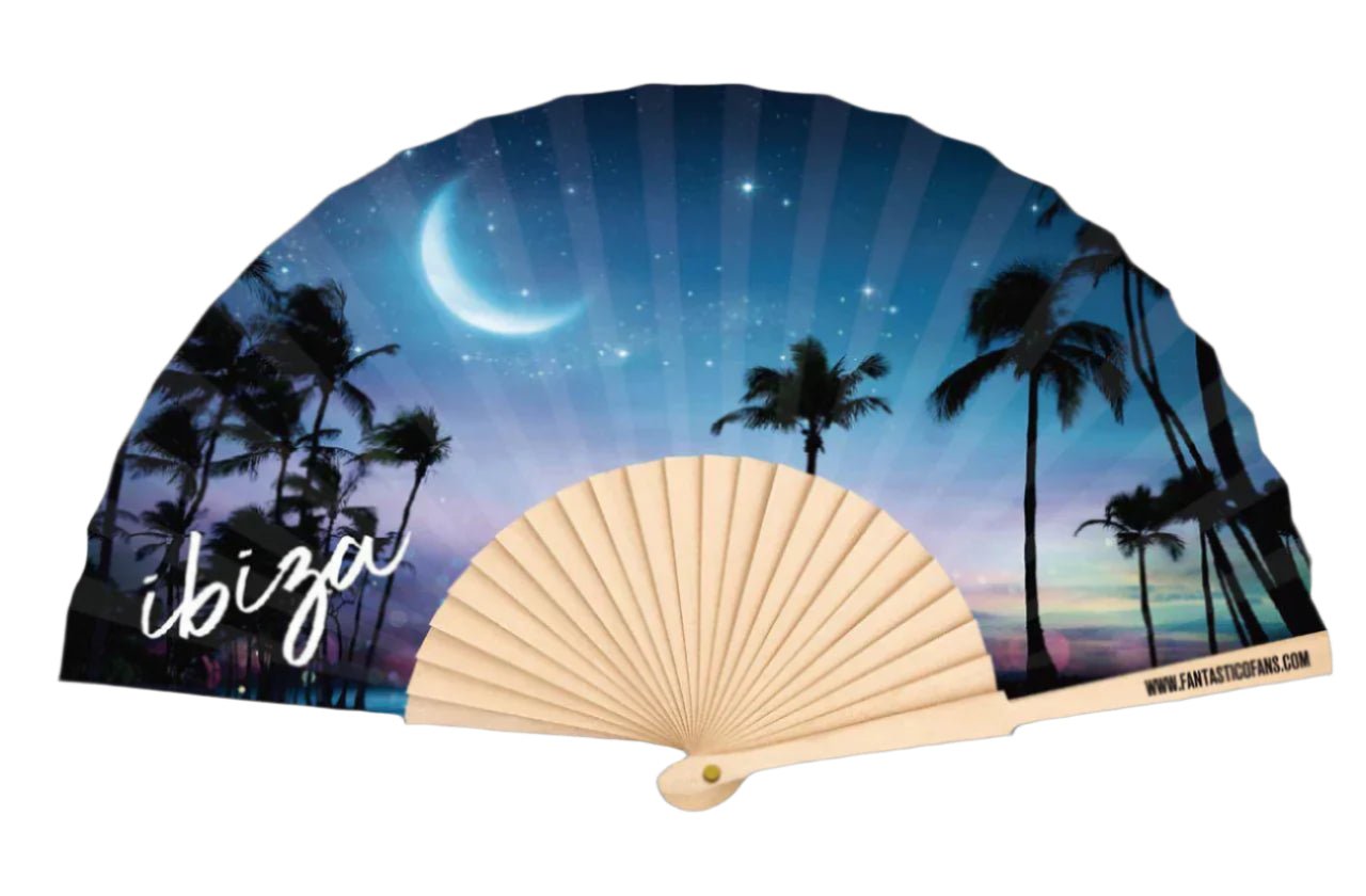 Ibiza night sky 23cm fan - Nemessis Shop®